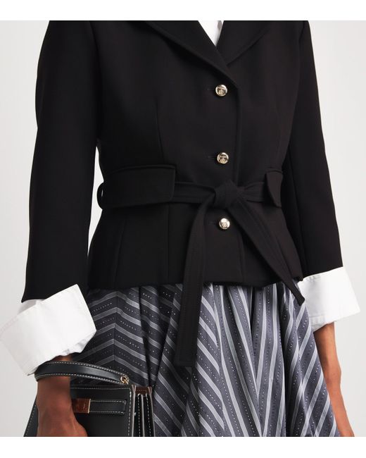 Sandro Black Cropped Blazer