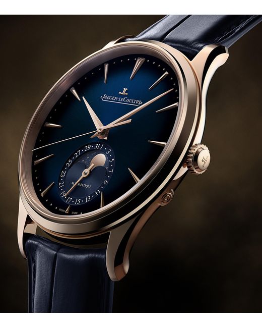 Jaeger-lecoultre Blue Rose Master Ultra Thin Moon Watch for men