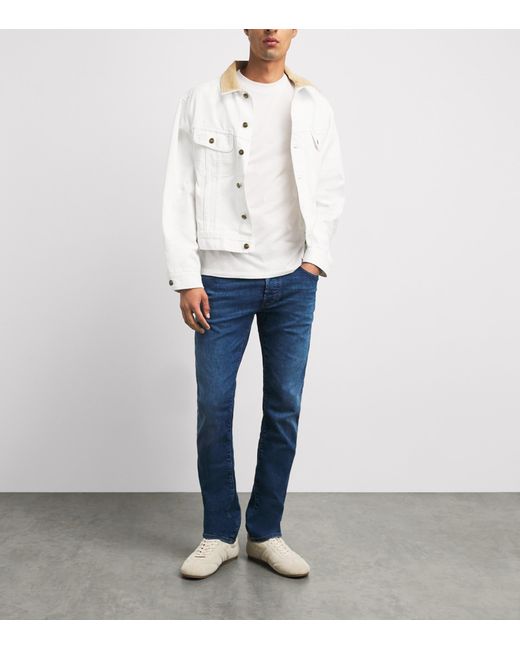 Jacob Cohen White Cotton Emblem Logo T-Shirt for men