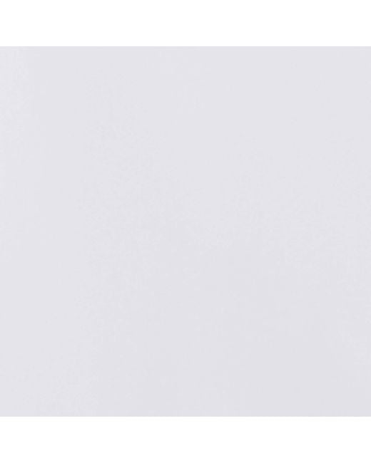 McQueen White Cotton Drawstring-Waist Shirt