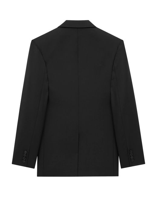 Saint Laurent Black Wool Single-Breasted Jacket for men
