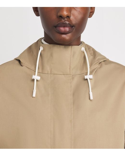 Yves Salomon Natural Fox-Rabbit Blended-Cotton Parka