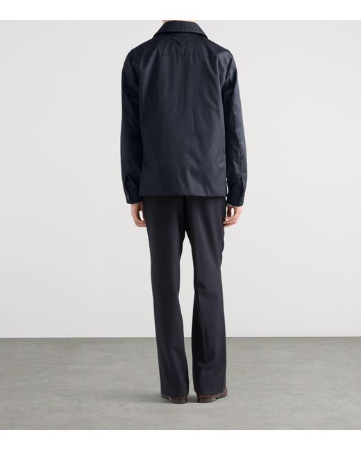 Prada Blue Re-Nylon Blouson Jacket for men