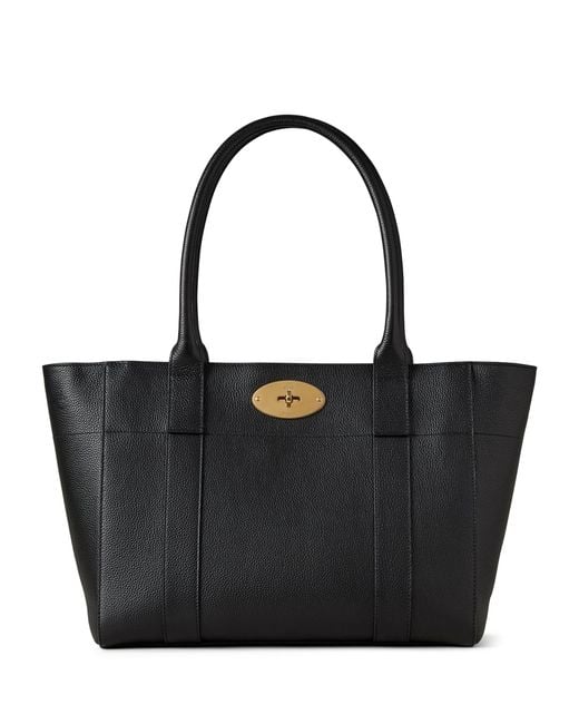 Mulberry Black Leather Bayswater 9 To 5 Tote Bag