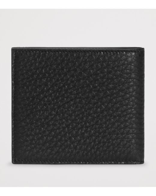Dolce & Gabbana Black Leather P.Figlio Bifold Wallet for men