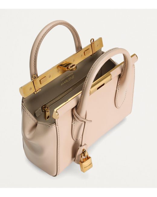 Dolce & Gabbana Pink Leather Top-Handle Bag