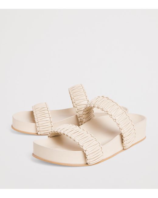 Joseph Natural Leather Braided Isha Sandals