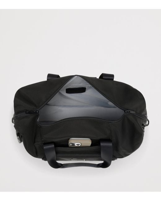 Tumi Black Alpha 4 Double Expansion Duffle Bag for men