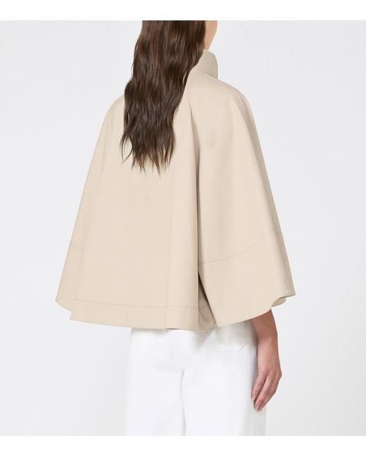 Max Mara Natural Cotton Cropped Jacket
