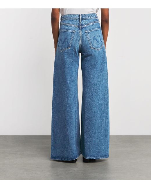 Mother Blue Snacks! The Lemon Twist Curved Seam Jeans