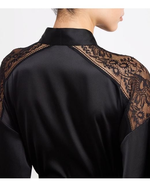 Aubade Black Midnight Whisper Kimono