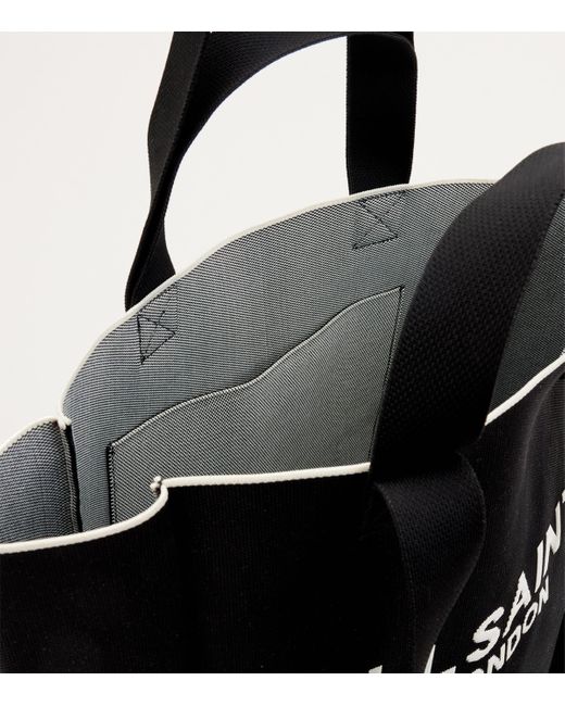 AllSaints Black Logo Print Izzy Tote Bag