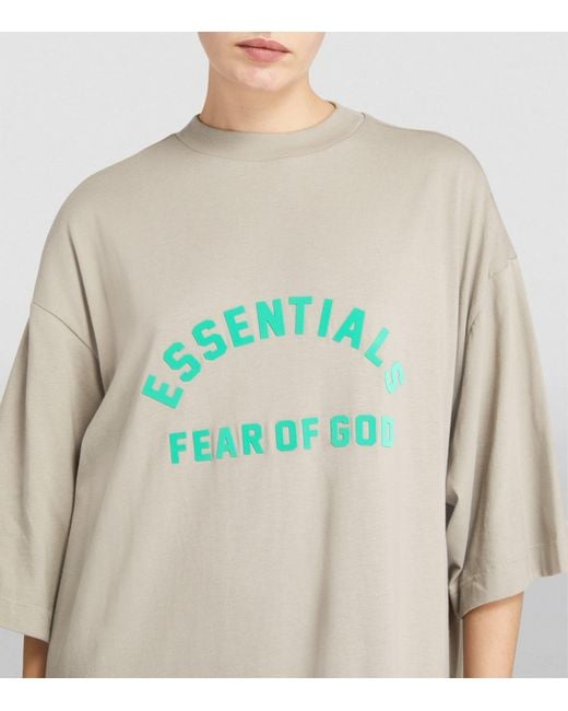 Fear Of God Natural Logo Maxi T-shirt Dress