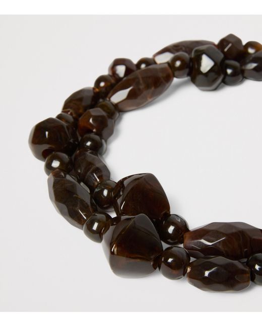 Max Mara Black Beaded Choker