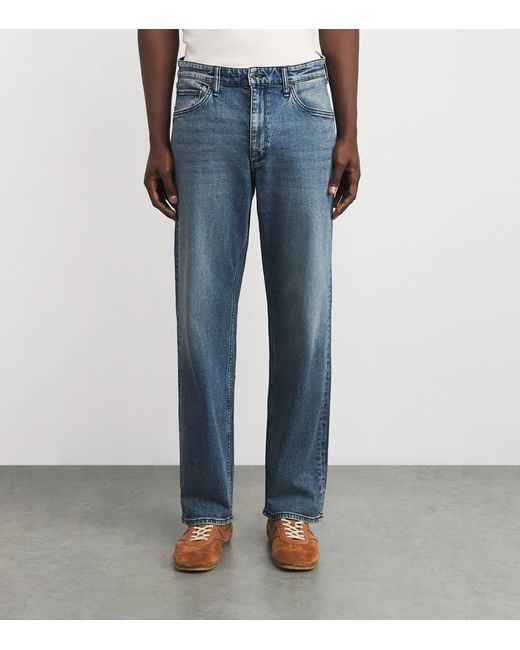 Rag & Bone Blue Fit 4 Straight Jeans for men
