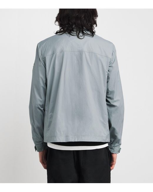 Moose Knuckles Blue Collared Track Jacket for men