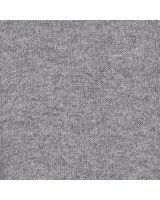 Valentino Garavani Gray Wool Feather-trimmed Sweater