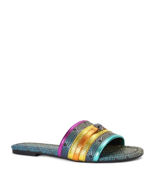 Kurt Geiger Green Southbank Slides