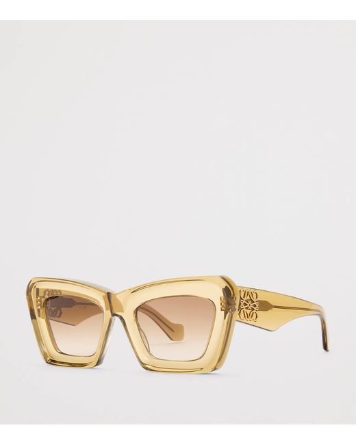 Loewe Natural Bevelled Cat Eye Sunglasses