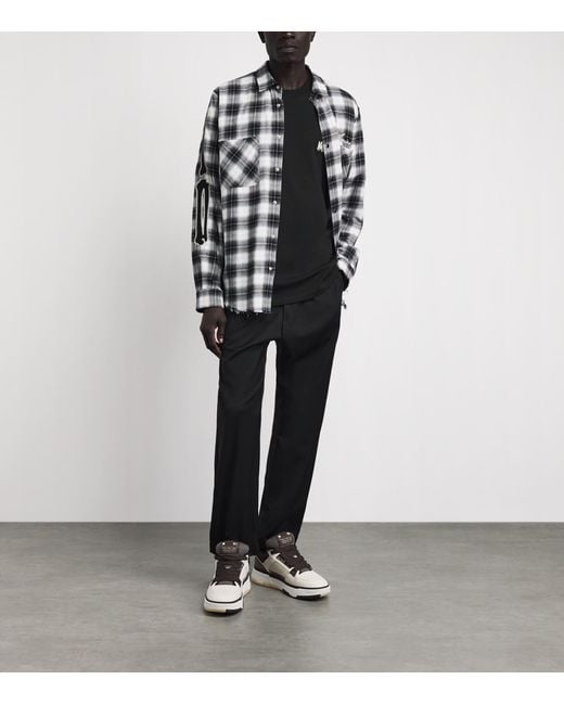 Amiri Black Cotton Logo Skater T-Shirt for men