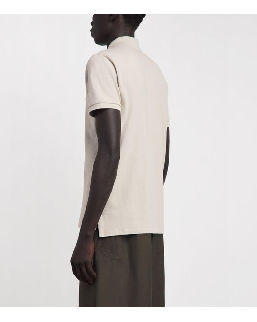Polo Ralph Lauren White Cotton Mesh Polo Shirt for men