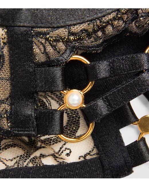 Bordelle Black Pearl Bodice Bra