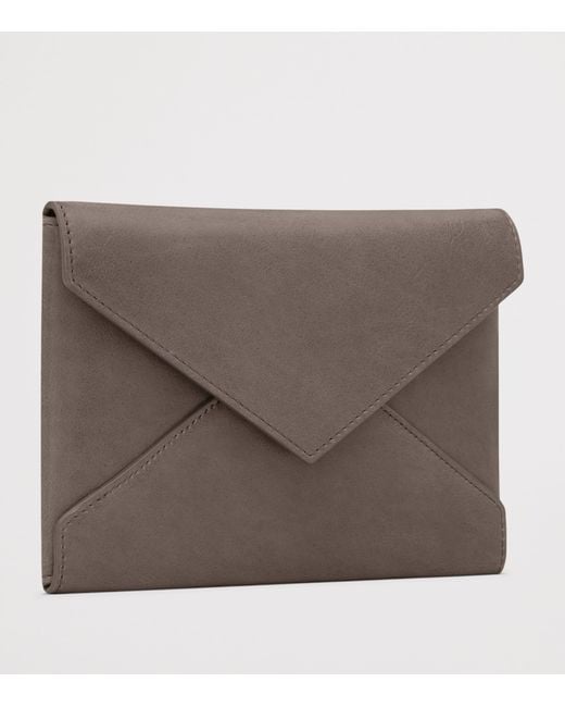 Saint Laurent Brown Letter Passport Holder