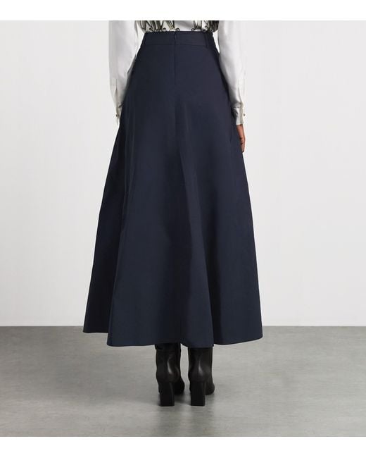 Max Mara Blue Maxi Skirt