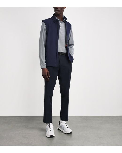 Kjus Blue Downswing Wind Vest for men