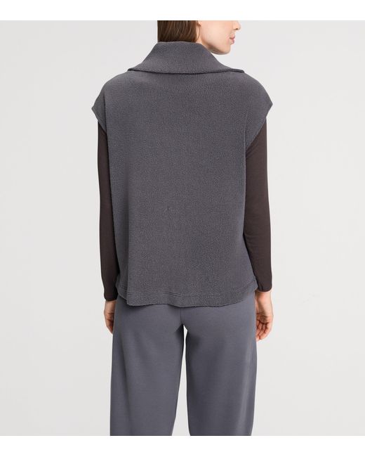 Hanro Gray Fleece Gilet