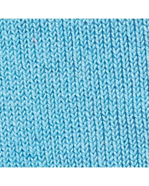 Doré Doré Blue Jacquard Mont Saint-Michel Socks for men