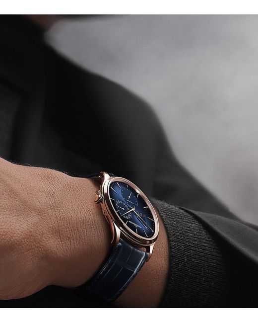 Jaeger-lecoultre Blue Rose Master Ultra Thin Power Reserve Watch for men