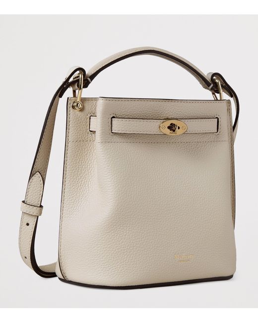 Mulberry Metallic Mini Leather Islington Bucket Bag