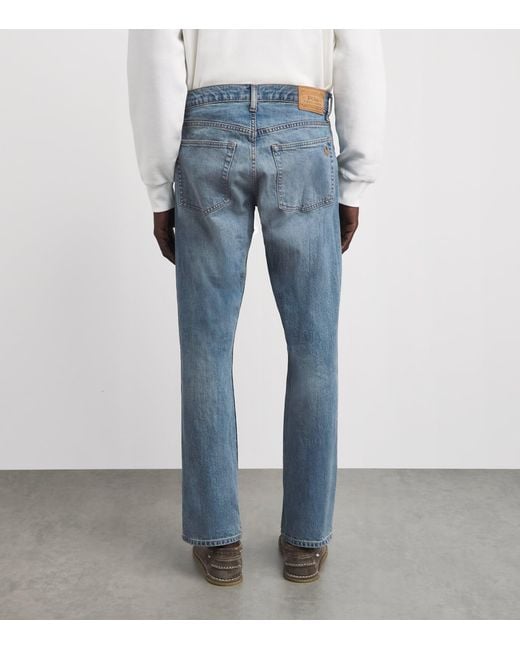 Polo Ralph Lauren Blue Stretch Hampton Straight Jeans for men
