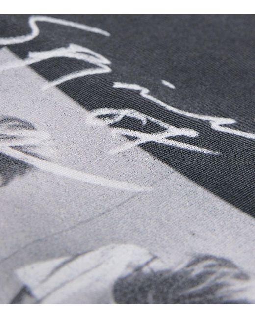 Anine Bing Black Graphic Ashton T-Shirt