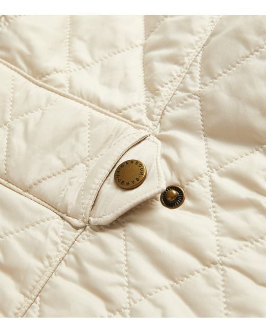 Barbour Natural Flyweight Cavalry Quilted Jacket