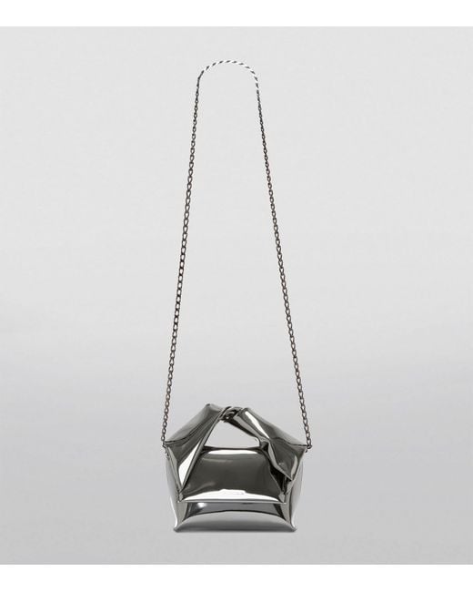 J.W. Anderson Small Metallic Twister Top-handle Bag