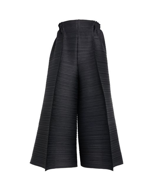Pleats Please Issey Miyake Black Thicker Bounce Trousers
