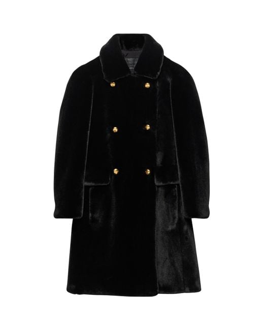 Prada Black Double-Breasted Aspen Coat