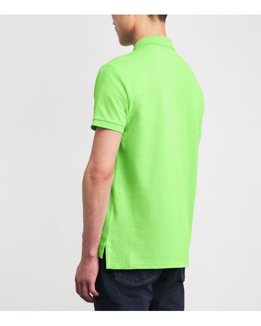 Polo Ralph Lauren Green Cotton Mesh Polo Pony Polo Shirt for men