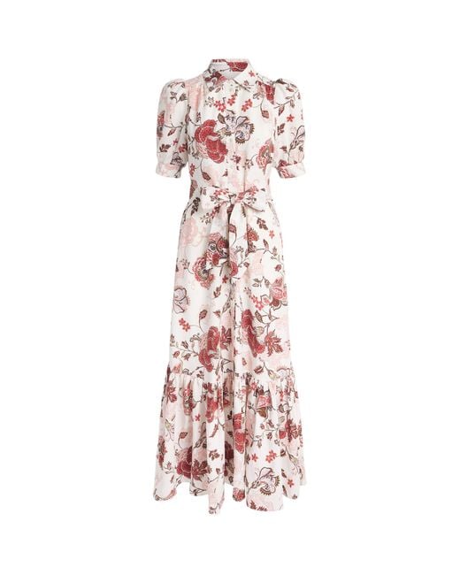 ME+EM Pink Floral Print Maxi Dress