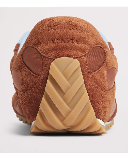 Bottega Veneta Brown Suede Orbit Flash Sneakers for men