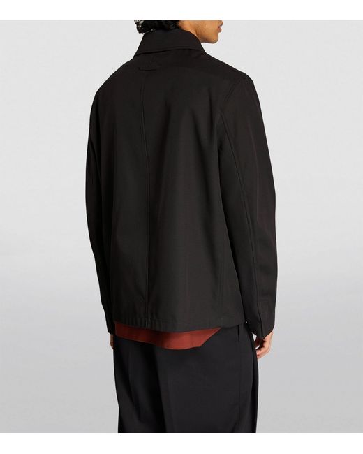 Lanvin Black Cotton Jacket for men