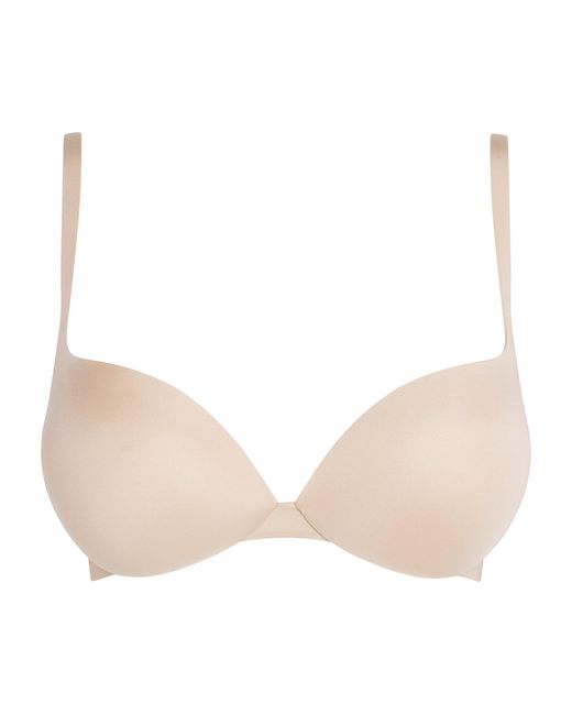 Skims Natural Ultimate Nipple Wireless Push-Up Bra