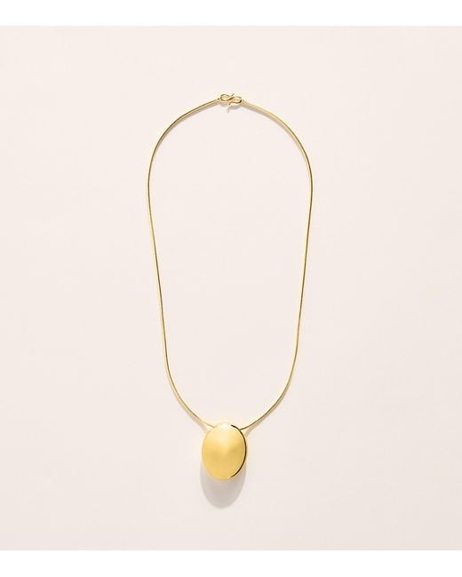 LIE STUDIO Metallic Plated The Julia Necklace