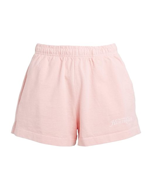 Sporty & Rich Pink Rizzoli Disco Shorts