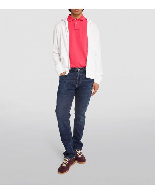 Polo Ralph Lauren Pink Cotton Mesh Custom-fit Polo Shirt for men