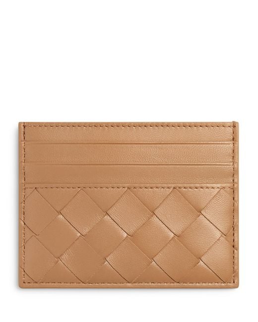 Bottega Veneta Brown Nappa Leather Card Holder