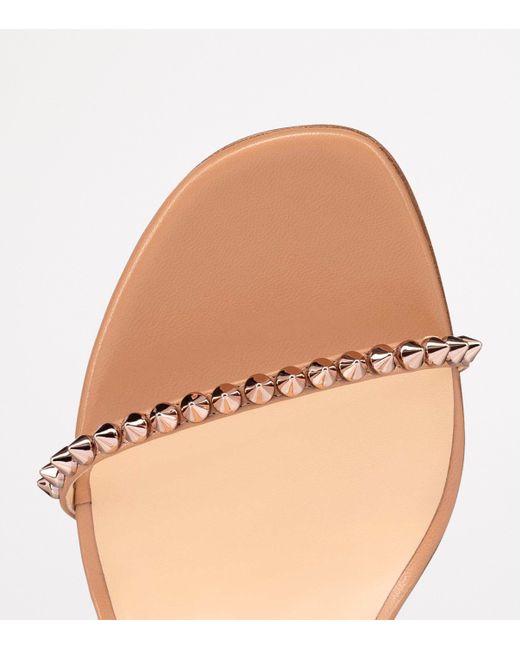 Christian Louboutin Pink So Me Leather Heeled Sandals 100