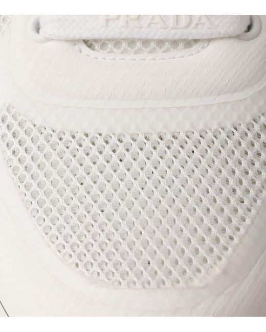 Prada White Prax 2.0 Sneakers for men
